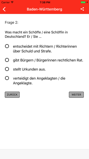 Einbürgerungstest Baden-Württemberg(圖3)-速報App