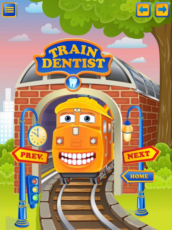 Игра Train Dentist & Wash: Kids Game with Trolley