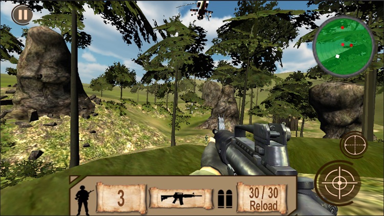 Commando Jungle Adventure: Enemy Shooting