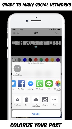 Colorize Your Share Post Social Network(圖4)-速報App