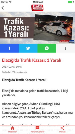 Elazığ Son Haber(圖2)-速報App