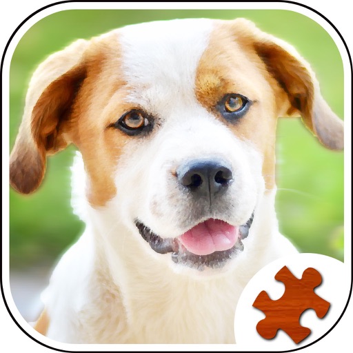 Sweet Puppy Jigsaw Puzzle - Pet Games For Kids Icon