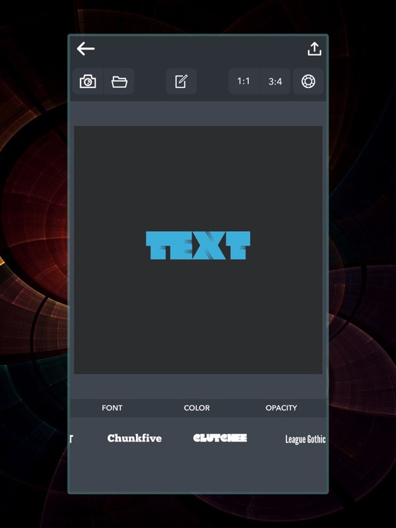 Font Shape-Text Masking Theme Creator screenshot 3