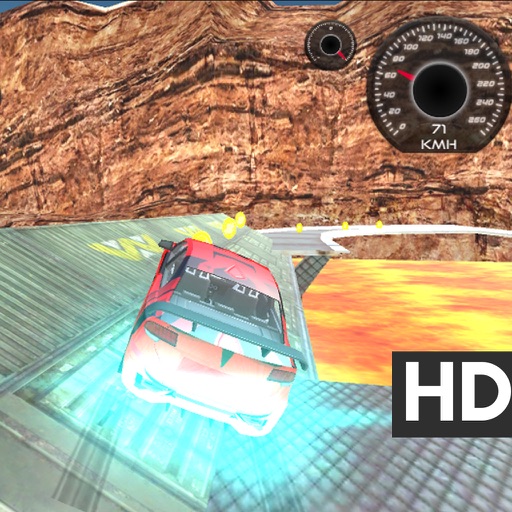 Hill Racing Stunts : 3D Car Hero icon