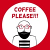 Coffee Please - Hipster & Indie cafe stickers