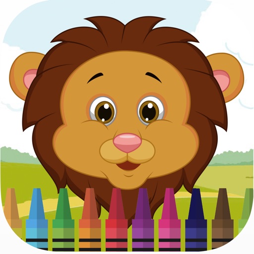 动物园动物脸的图画书为孩子们的游戏