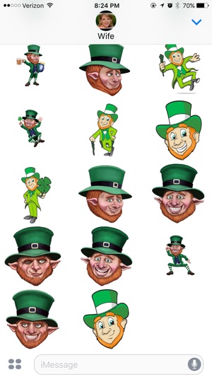 Leprechaun Stickers by Catchy