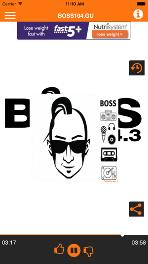 BOSS104 Smartphone App