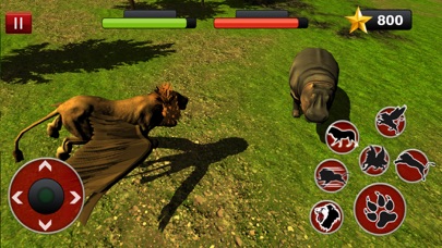 フライングライオンシミュレータ 怒っている野生の動物の戦い Iphoneアプリ Applion