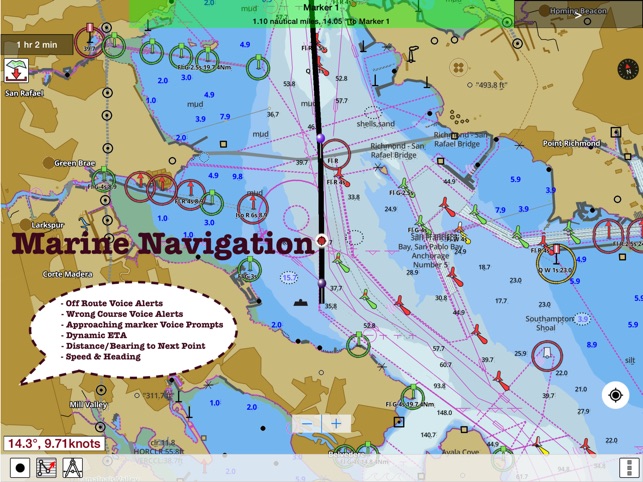 Biscayne Bay Nautical Chart