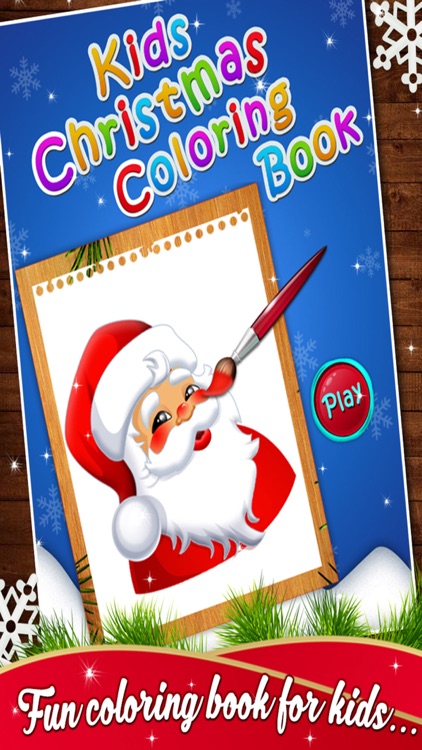 Xmas Coloring Book For Kids
