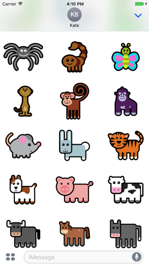 Huge Animal Exploration Sticker Pack for Messaging(圖5)-速報App