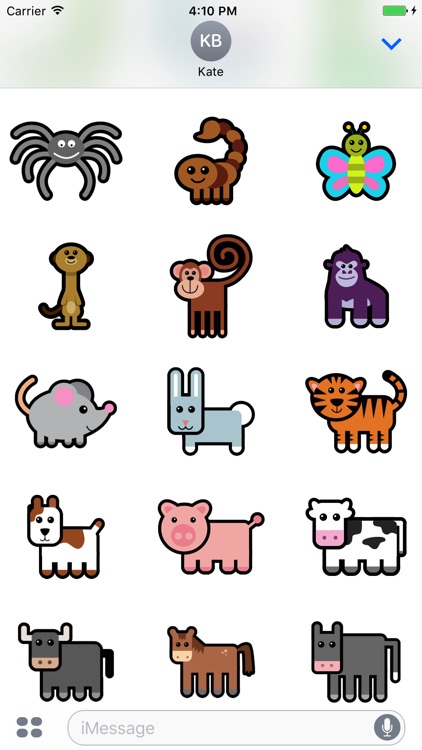 Huge Animal Exploration Sticker Pack for Messaging screenshot-4