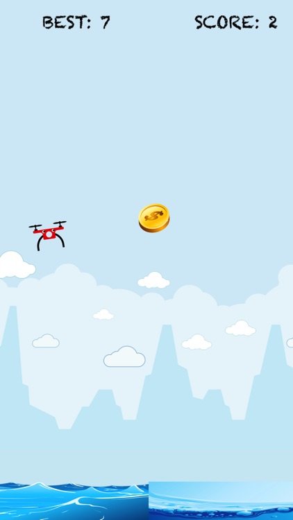 Flappy Drone: Crash Plane Flying Sky Racing Game