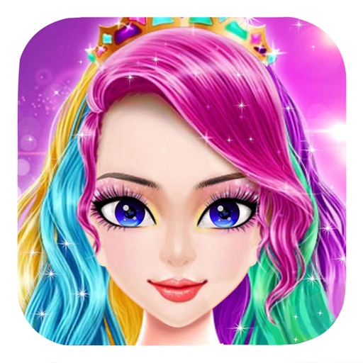Princess shiny dress - Makeup plus girly games icon