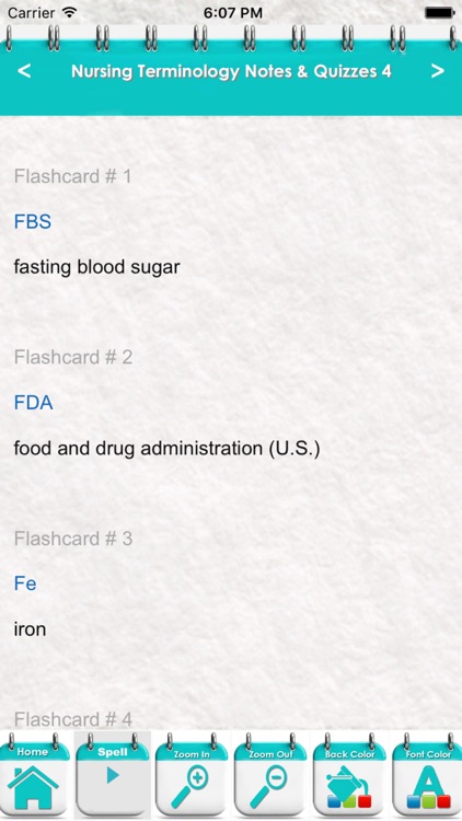 Nursing Terminology 470 Flashcards & Quizzes screenshot-3