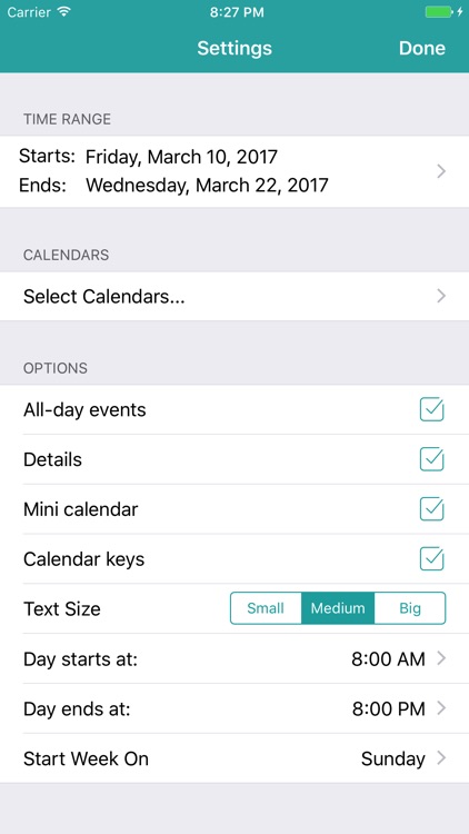 Cal Printer - Print Your Calendar screenshot-4