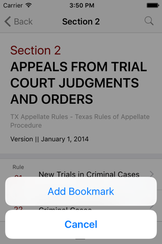 Texas Rules of Appellate Procedure (LawStack's TX) screenshot 3