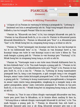 Captura 1 Bible in Tedim iphone