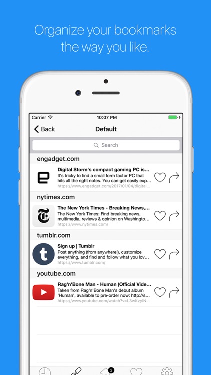 Links - files downloader and bookmark manager screenshot-4