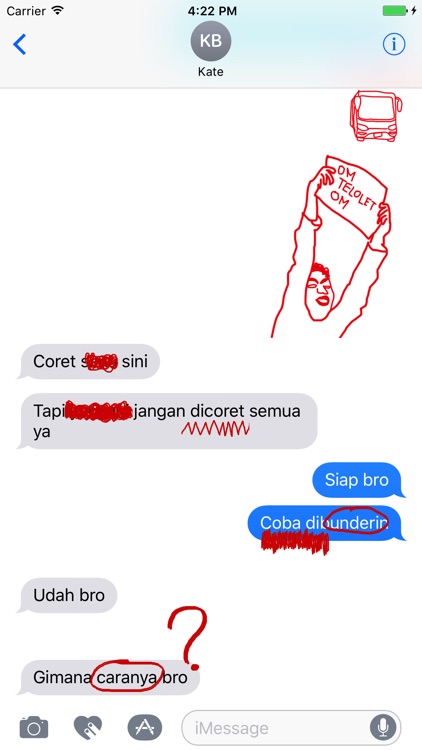 Coret PRO - Stiker Indonesia untuk mencoret