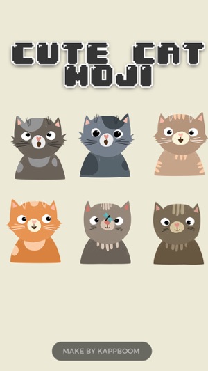 Cute Cat Moji(圖1)-速報App