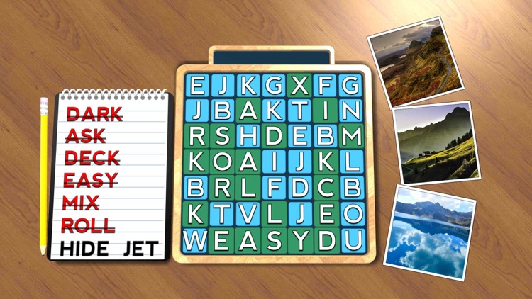 Wordsearch Revealer Mountains screenshot-3