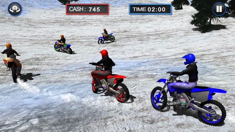 Bike Ride-r Frozen Highway Rally : Stunt Moto Free screenshot-3