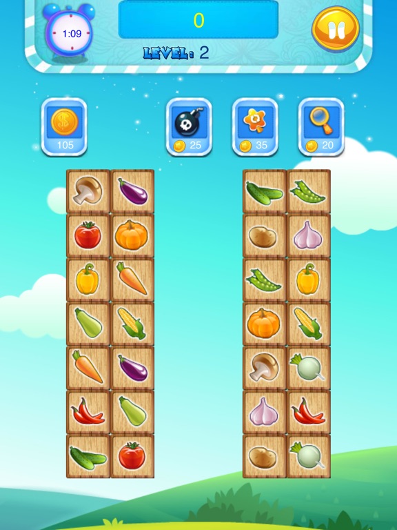 Vegetable  pop - Link  game screenshot 3