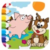 Coloring Book Games Pig And Dogs Version
