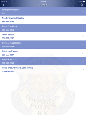 Covington Police Department screenshot 3