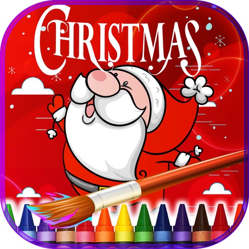 Coloring Book Xmas Pages and Games icon