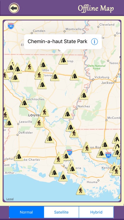 Louisiana Campgrounds & Hiking Trails,State Parks