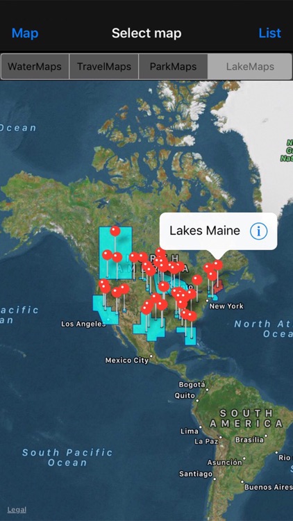 FlyToMap All in One HD GPS maps marine lakes parks