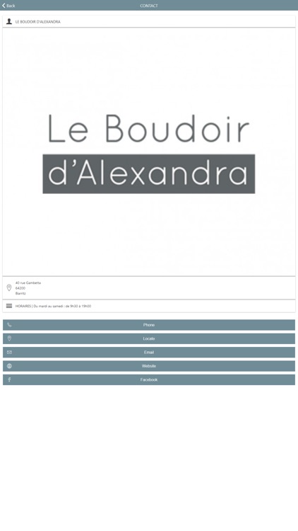 BOUDOIR D'ALEXANDRA