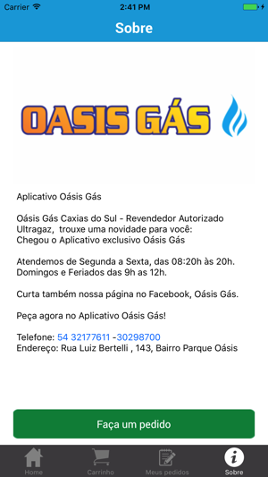 Oasis Gás Distrib. Caxias do Sul