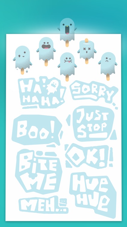 Popsicle ghost