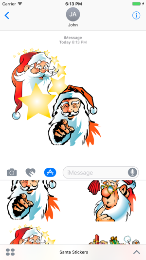 Santa Stickers | Premium Collection