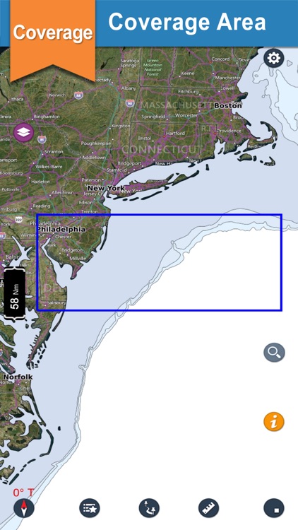 Delaware offline gps nautical charts for cruising