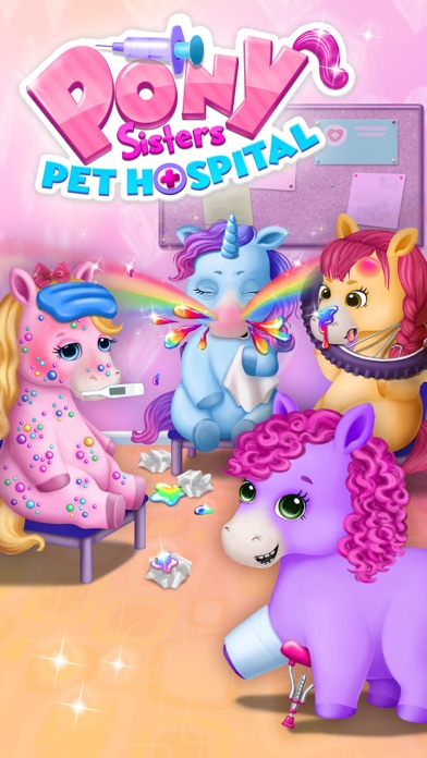 How to cancel & delete Pony Sisters Pet Hospital - Pink Horse Doctor from iphone & ipad 1