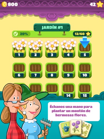 Mahjong Flower Garden Puzzle screenshot 2