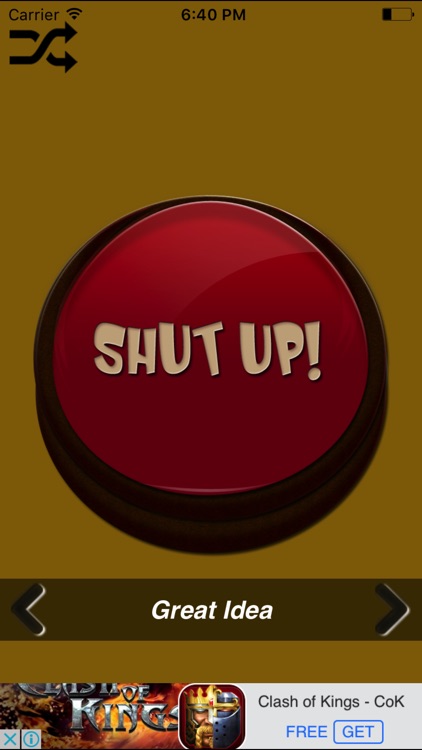 Shut Up! App