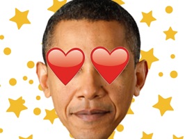 Celebrate our #44th President Barack Obama with this sticker pack to say Thanks Obama