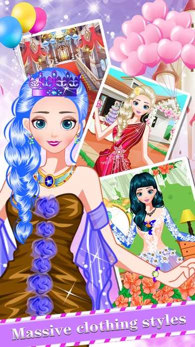 Luxury princess dress - Fashion Beauty games screenshot 2