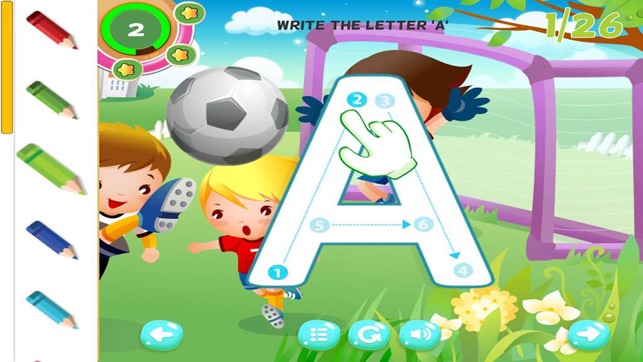 ABC Tracing Alphabet Learning Game for Kids(圖1)-速報App