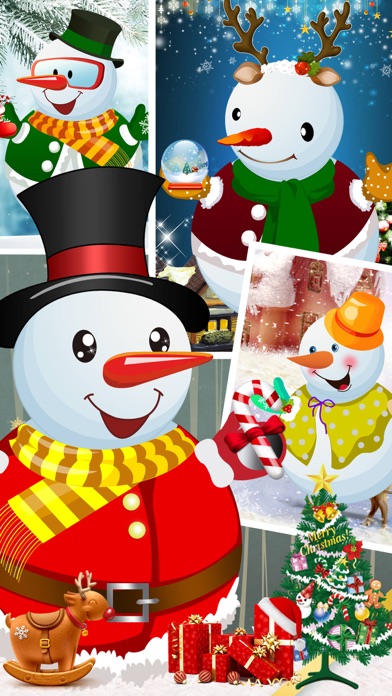Christmas Snowman Party - Free fashion games screenshot 2