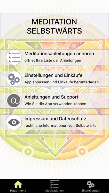 Meditation selbstwärts