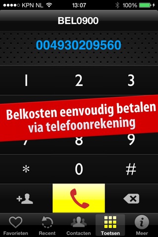 BEL0900 - Spotgoedkoop internationaal bellen screenshot 3