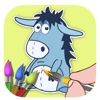 Kids Donkey Coloring Book Game Edition