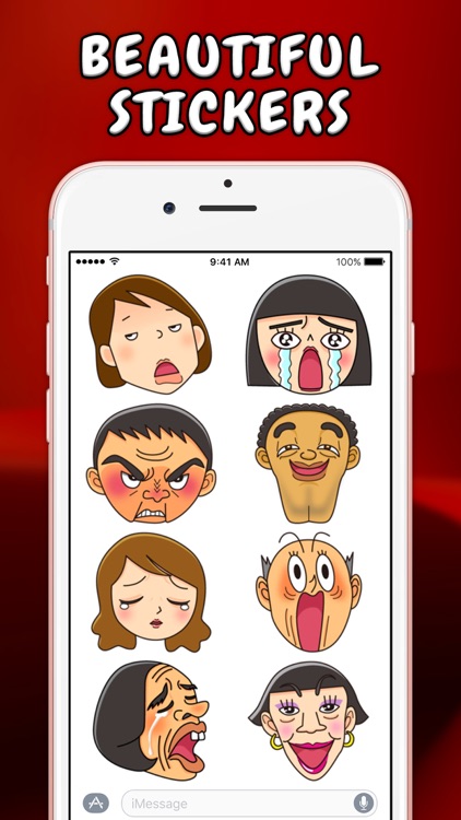 Real Face Emoji Stickers by Yerzhan Tleuov